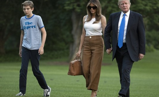Trump y familia