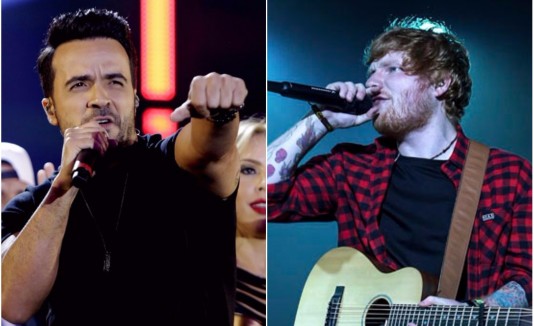 temas Luis Fonsi y Ed Sheeran