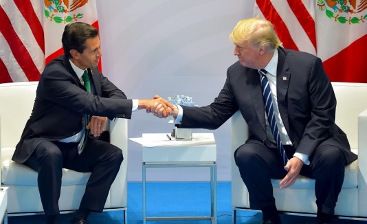 Trump y Peña Nieto
