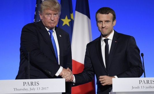 Trump y Macron