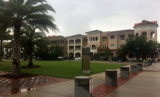 Vista del pueblo de Ave María
