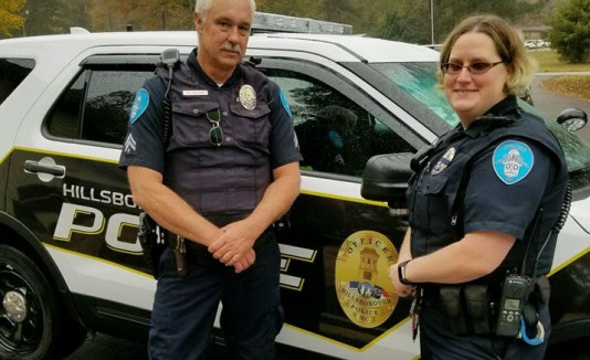 Policías en Carolina del Norte
