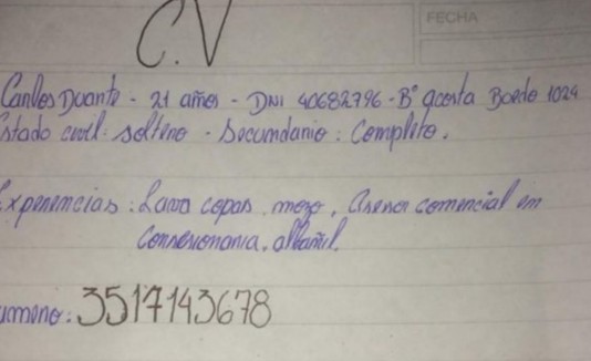 CV
