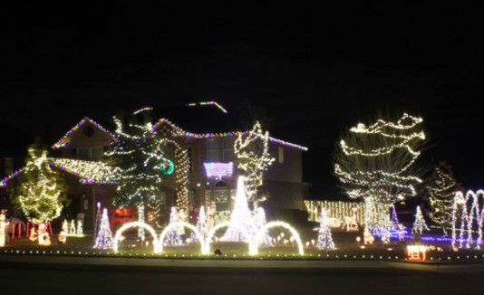 luces navideñas