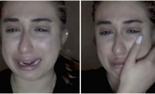 joven llorando