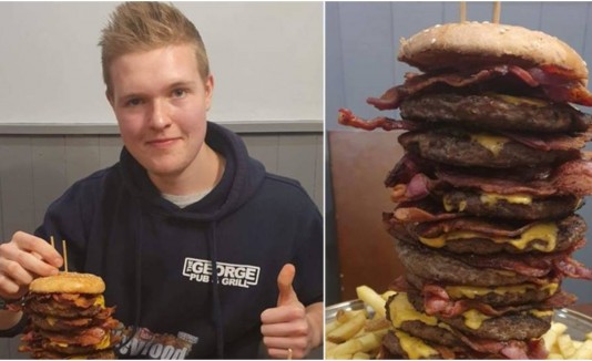 Hamburguesa desafío
