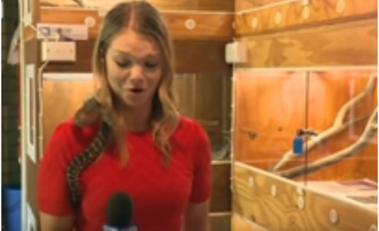 Mujer con serpiente