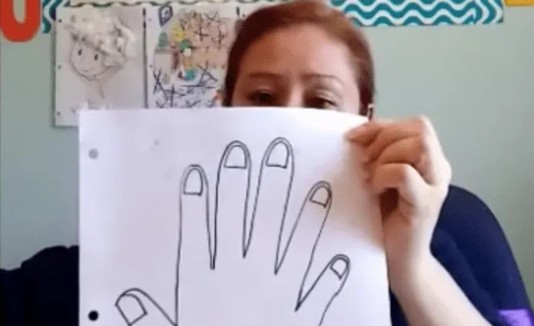 Maestra y los seis dedos