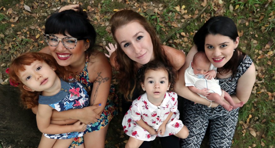 Aceptaron el reto de ser mamá